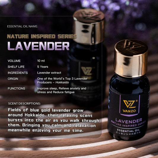 VANZO [Nature-Inspired Series] Essential Oil - Lavender