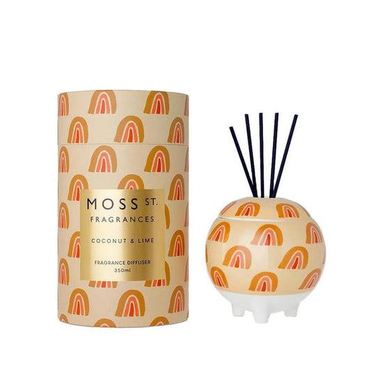 Coconut & Lime Fragrance Diffuser 275ml by Moss St