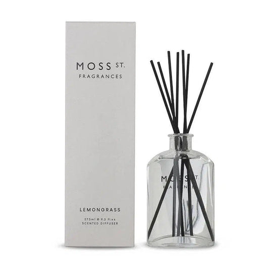 Lemongrass 275ml Reed Diffuser by Moss St Fragrances