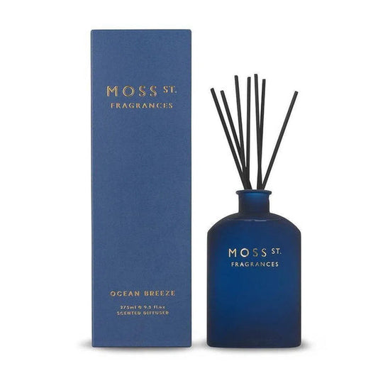 Ocean Breeze 275ml Reed Diffuser by Moss St Fragrances