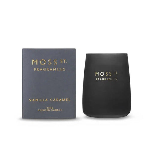 ✨Vanilla Caramel 320g Candle✨ Moss st Fragrances