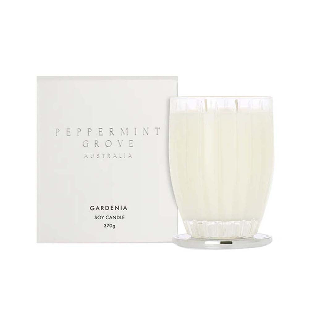 Gardenia Soy Candle 370g by Peppermint Grove