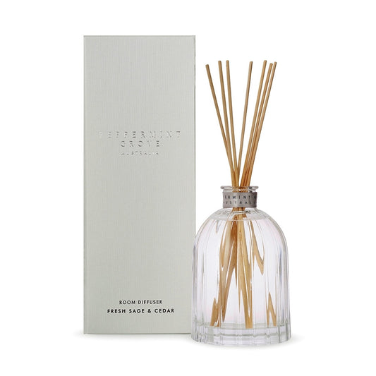 Fresh Sage & Cedar Diffuser 350ml by Peppermint Grove