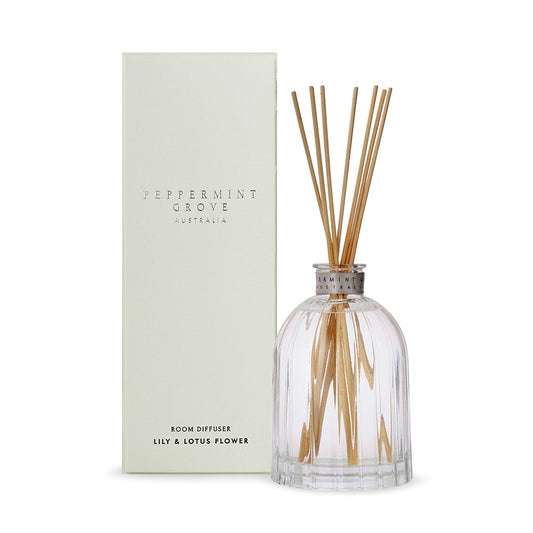 Lily and Lotus Flower Fragrance Diffuser 350ml by Peppermint Grove