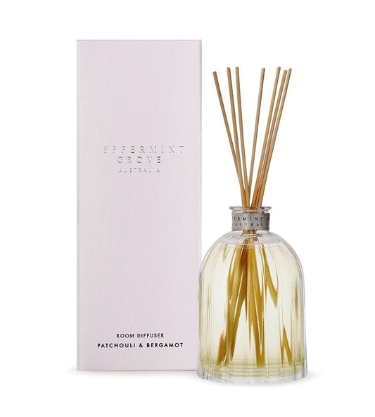 Patchouli & Bergamot Fragrance Diffuser 350ml by Peppermint Grove