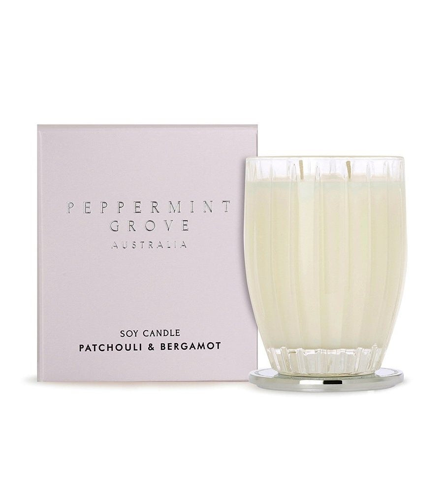 Patchouli & Bergamot Soy Candle 370g by Peppermint Grove